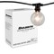 Bulbrite 14-foot String Light Kit with Clear Incandescent Globe G16 Light Bulbs, 2700K, 2PK 862814 - alternate 2